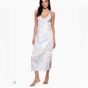 PQ Swim Ella Slip Dress Beach Coverup Tie Dye New with Tags XS/S